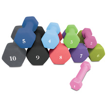 1lb a 15lb Peso Lose Gym Exercício Hexágono Neoprene Dumbbell